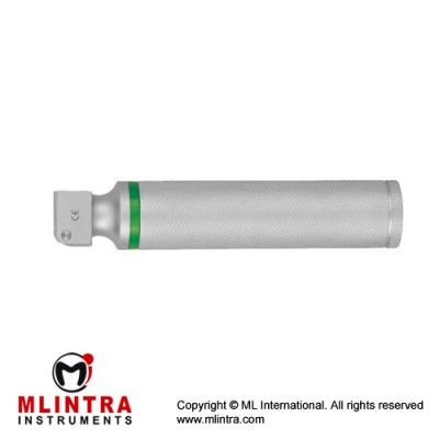 MaxBright™ Fiber Optic Battery Handle With 2.5 Volts LED Bulb Brass - Chrome Plated,